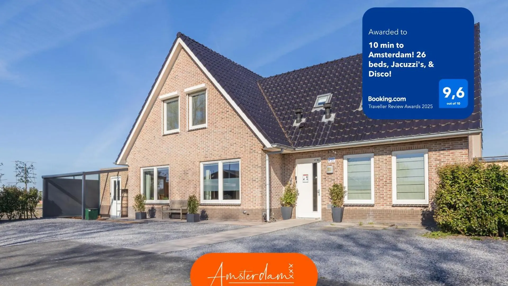Amsterdam Group Stay - 26 Beds - Jacuzzi & Sauna contacts